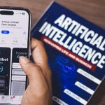 AI chatbot comparison on smartphone screen