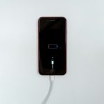 Smartphone charging cable connected battery life