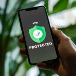 Smartphone showing VPN Protected status — Proton VPN Review